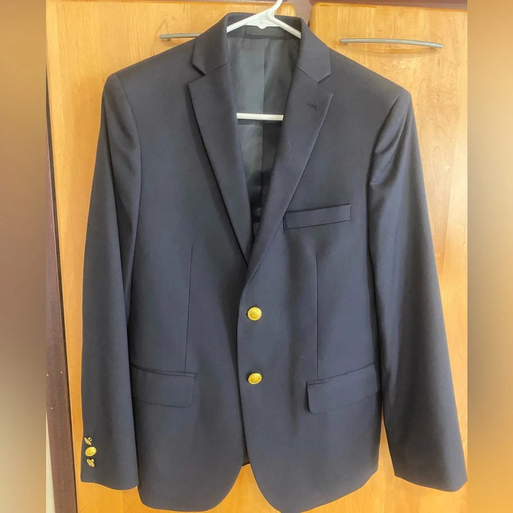 Ralph Lauren Navy Blazer with Gold Buttons